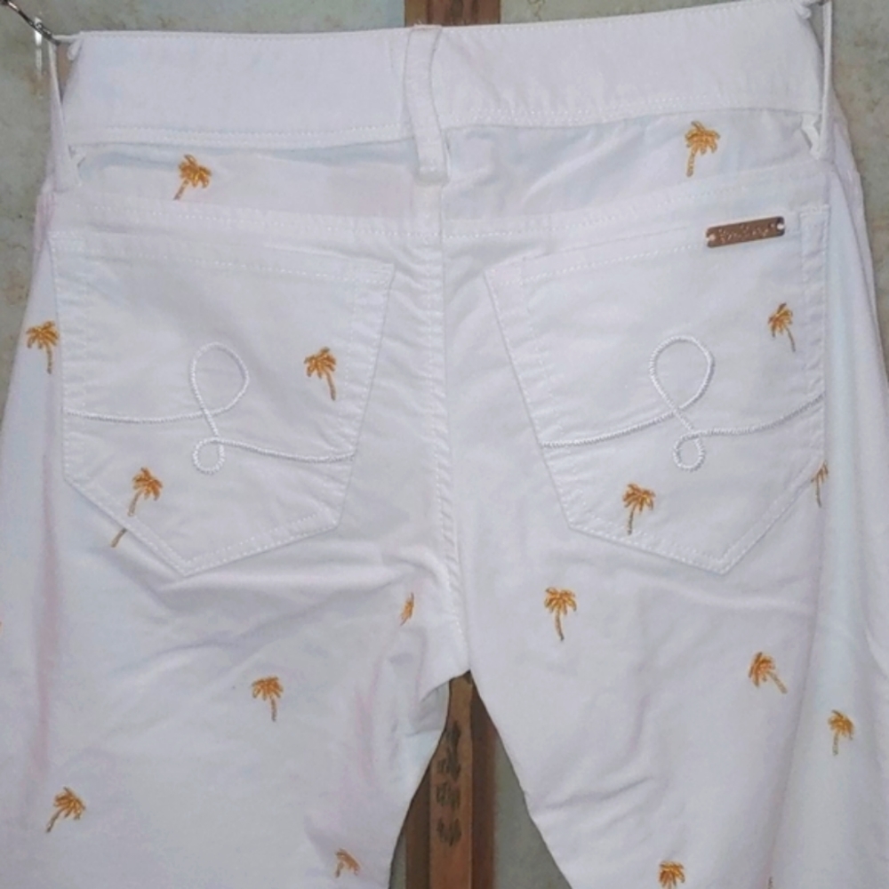 BNWT Lilly Pulitzer Skinny white embroidered Pants